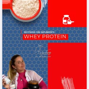 recetario con suplemento whey protein