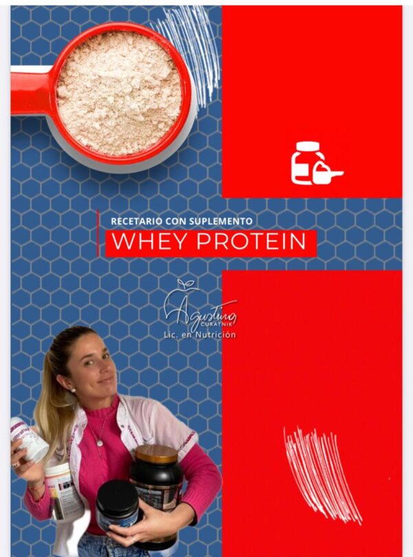 recetario con suplemento whey protein