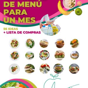 grillas de menu para un mes